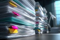 Foto: Stapel von Dokumenten